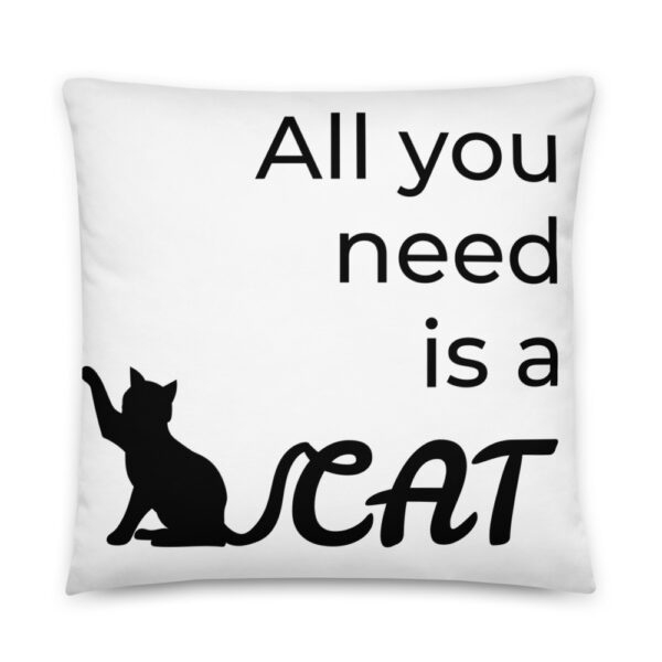 Kissen “All you need is a cat”