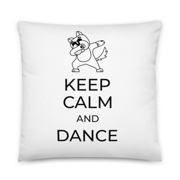 Kissen “Keep calm and dance”