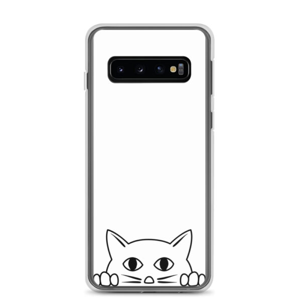 Samsung Handyhülle “Katze guckt über Rand”