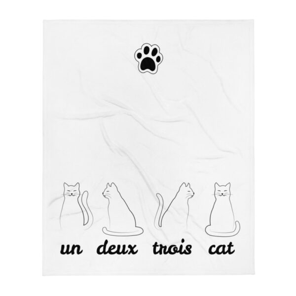 Decke “Une. deux. trois. cat”