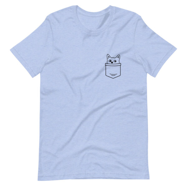 Unisex-T-Shirt “Katze in Tasche”