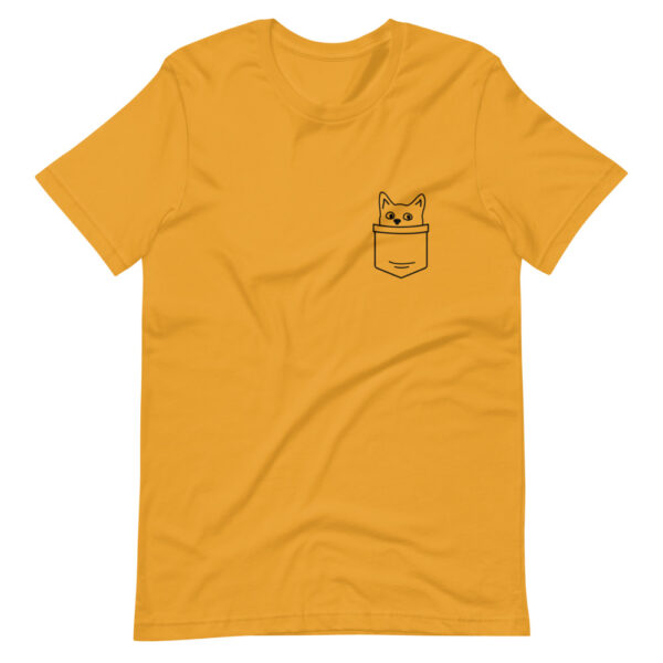 Unisex-T-Shirt “Katze in Tasche”